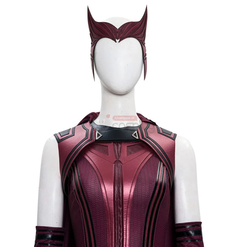 Ready To Ship 2021 New Scarlet Witch Cosplay Wanda Maximoff Costume Upgraded Version 5 Ready To Ship 2021 New Scarlet Witch Cosplay Wanda Maximoff Costume Upgraded Version - Image 5