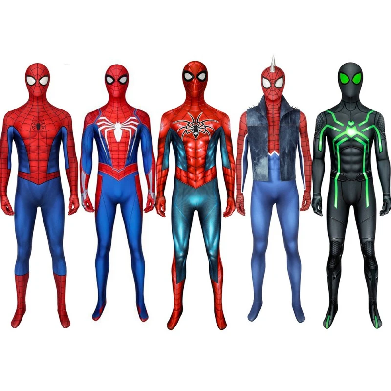 Spiderman Costumes Spider-Man PS4 Cosplay Suit 1 Spiderman Costumes Spider-Man PS4 Cosplay Suit