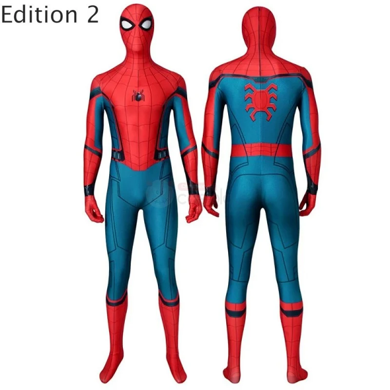 Spiderman Suit Spider-Man Homecoming Peter Park Cosplay Costumes 3 Spiderman Suit Spider-Man Homecoming Peter Park Cosplay Costumes - Image 3