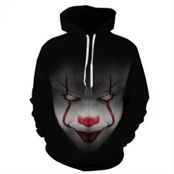 It Chapter 2 Pennywise 3D Print Pattern Long Sleeve Hoodies