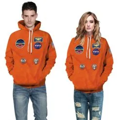 Orange Nasa Astronaut Suit 3D Print Long Sleeve Hoodie -Cheap Ready To Ship Store QYXH 137 5 800x800 1
