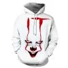 Pennywise White Hoodie It Chapter Two Halloween Sweatshirt -Cheap Ready To Ship Store QYXH 151 1 800x800 1