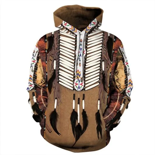 Tribal Style 3D Print American Indian Pattern Long Sleeve Hoodie -Cheap Ready To Ship Store QYXH 233 1 800x800 1