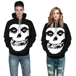 3D Print Skull Pattern Halloween Black Hoodie -Cheap Ready To Ship Store QYXH 248 5 800x800 1