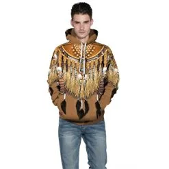 Tribal Style Native American 3D Print Pattern Long Sleeve Hoodie -Cheap Ready To Ship Store QYXH 307 3 800x800 1
