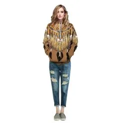 Tribal Style Native American 3D Print Pattern Long Sleeve Hoodie -Cheap Ready To Ship Store QYXH 307 4 800x800 1