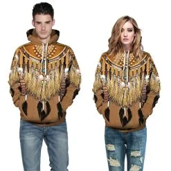 Tribal Style Native American 3D Print Pattern Long Sleeve Hoodie -Cheap Ready To Ship Store QYXH 307 5 800x800 1