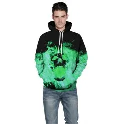 Halloween Daily Going Out Skull Pattern Long Sleeve Hoodie -Cheap Ready To Ship Store QYXH 360 3 800x800 1