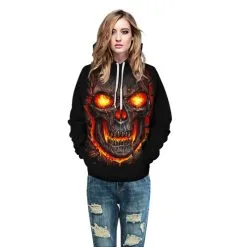 3D Print Halloween Daily Going Out Skull Logo Hoodie -Cheap Ready To Ship Store QYXH 382 4 800x800 1