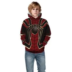 Kids Avengers Endgame Spider Man Long Sleeve Hoodie -Cheap Ready To Ship Store TZ 071 03 800x800 1