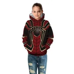 Kids Avengers Endgame Spider Man Long Sleeve Hoodie -Cheap Ready To Ship Store TZ 071 04 800x800 1