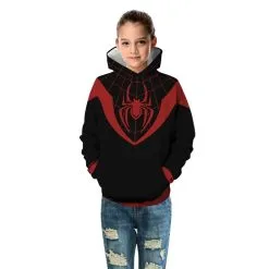Kids Fashion Spider Man Miles Morales Pattern Long Sleeve Hoodie -Cheap Ready To Ship Store TZ 128 4 800x800 1