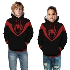 Kids Fashion Spider Man Miles Morales Pattern Long Sleeve Hoodie -Cheap Ready To Ship Store TZ 128 5 800x800 1