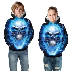 Kids Halloween Daily Going Out Skull Pattern Long Sleeve Hoodie -Cheap Ready To Ship Store TZ 193 5 800x800 1