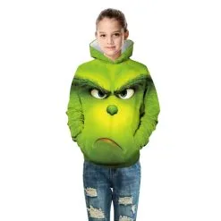Kids Fashion The Grinch Pattern Long Sleeve Hoodie -Cheap Ready To Ship Store TZ 208 4 800x800 1