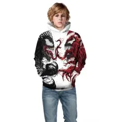 Kids Venom Pattern Long Sleeve Hoodie -Cheap Ready To Ship Store TZ 279 3 800x800 1