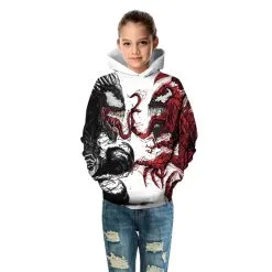 Kids Venom Pattern Long Sleeve Hoodie -Cheap Ready To Ship Store TZ 279 4 800x800 1