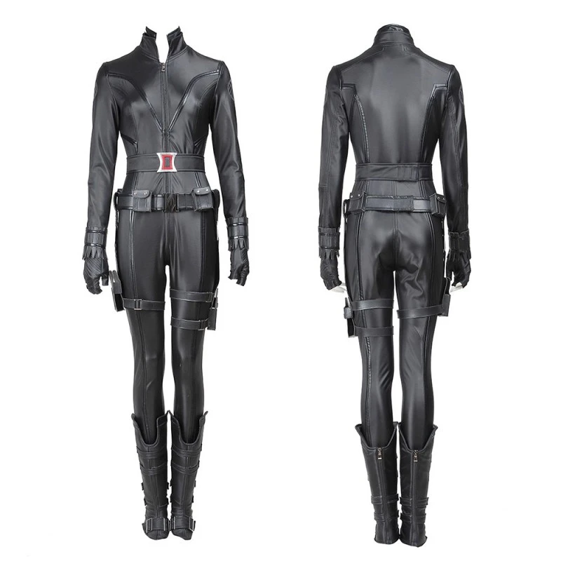 The Avengers Black Widow Suit Natasha Romanoff Cosplay Costume 1 The Avengers Black Widow Suit Natasha Romanoff Cosplay Costume