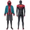Spider-Man Into The Spider-Verse Cosplay Costume Miles Morales Jumpsuit
