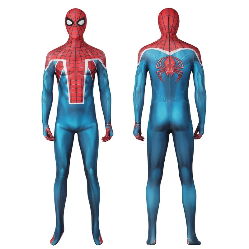 Adults Spider-UK William Braddock Costume Spiderman Billy Braddock Jumpsuit 1 Adults Spider-UK William Braddock Costume Spiderman Billy Braddock Jumpsuit