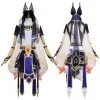 Genshin Impact Cosplay Costume Cyno Halloween Suit