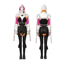 Spider Gwen Stacy Cosplay Costume Spiderman Across The Spider-Verse Women Suit Top Level