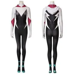Spider-Gwen Jumpsuit Spider-Man Into The Spider-Verse Cosplay Costume