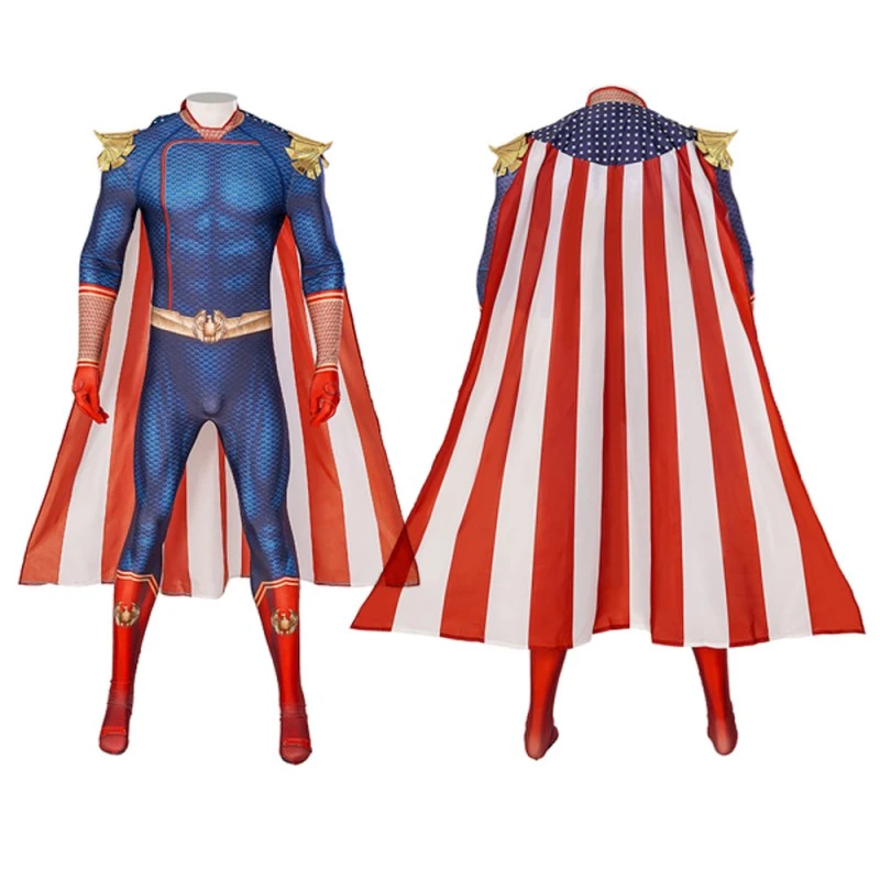 The Boys Season 1 Homelander Jumpsuit Cosplay Costume 1 The Boys Season 1 Homelander Jumpsuit Cosplay Costume