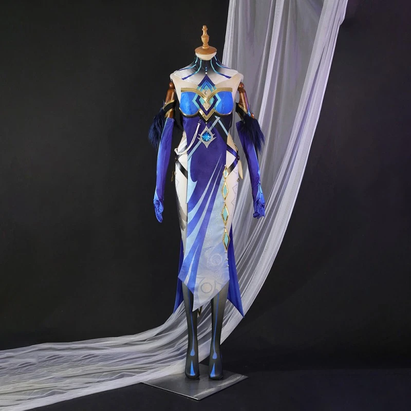 Genshin Impact Hidden Mirror Lady Costume Mirror Maiden Cosplay Suit 1 Genshin Impact Hidden Mirror Lady Costume Mirror Maiden Cosplay Suit