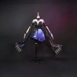 Genshin Impact Keqing Opulent Splendor Cosplay Costumes