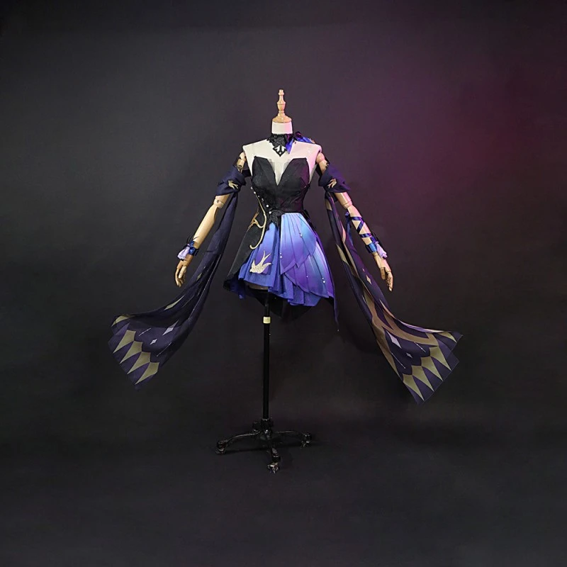 Genshin Impact Keqing Opulent Splendor Cosplay Costumes 1 Genshin Impact Keqing Opulent Splendor Cosplay Costumes