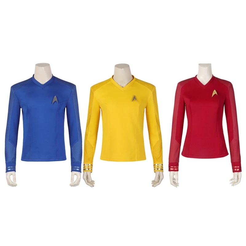 Star Trek Strange New Worlds Spock Cosplay Costume Christopher Pike Cosplay Suit 1 Star Trek Strange New Worlds Spock Cosplay Costume Christopher Pike Cosplay Suit