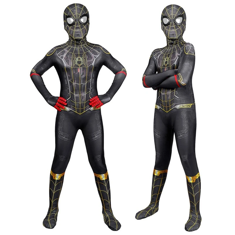 Spider-Man 3 No Way Home Peter Parker Cosplay Costume For Kids 1 Spider-Man 3 No Way Home Peter Parker Cosplay Costume For Kids
